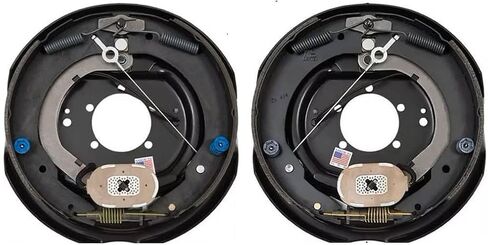 زوج مجموعة الفرامل Dexter Axle 7,000 رطل 12 بوصة × 2 بوصة Nev-r-ضبط اليد اليسرى واليمنى K23-464-00 وK23-465-00 in Kuwait
