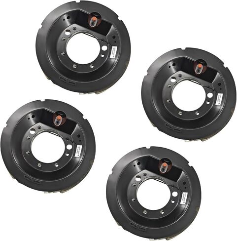 Hydraulic Trailer Brake Assembly 12-1/4" X 3-3/8" (12.25" X 3.375") Compatible with Dexter Trailer Axle (9K/10K) 9,000/10,000 Lbs, 2 RH+ 2 LH, 7-Bolt Replace#K23-410-00, K23-411-00 in Kuwait