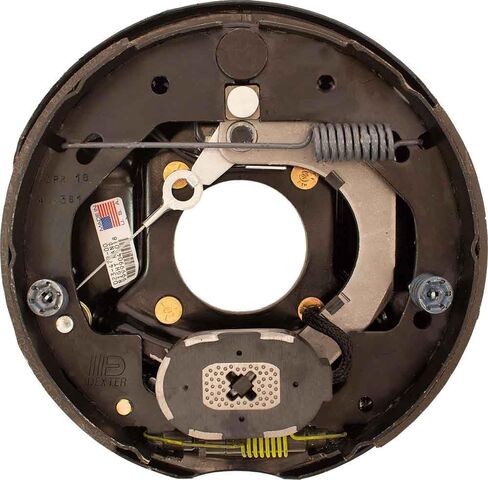 مجموعة الفرامل الكهربائية Dexter Axle لليد اليمنى مقاس 10 بوصة × 2-1/4 بوصة بوزن 4400 رطل. المحور Nev-R-Adjust - K23-479-00 in Kuwait