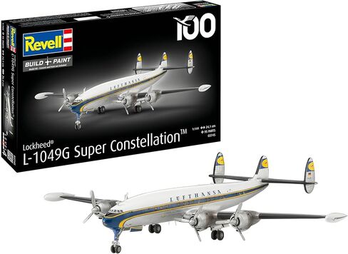Revell 03745 Lockheed L.1049G Super Constellation Lufthansa 1:144 Scale - Unbuilt/Unpainted Plastic Model Kit in Kuwait
