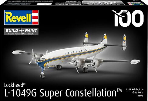 Revell 03745 Lockheed L.1049G Super Constellation Lufthansa 1:144 Scale - Unbuilt/Unpainted Plastic Model Kit in Kuwait