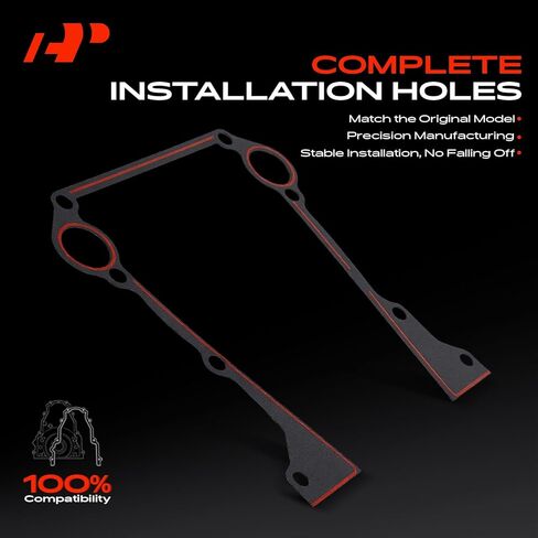 A-Premium Engine Timing Cover Gasket Set Compatible with Jeep Grand Cherokee 1997-1998 & Dodge Ram 1500/Dakota 1997-2003, Durango 1998-2003, B1500/B2500/B3500 1997-1998, Ram 1500 2500 3500 Van in Kuwait