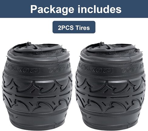 YUNSCM 2-PCS 20" Bike Tires 20x1.75/47-406 and 20" Bike Tubes Schrader Valve with 2 Rim Strips Compatible wit 20x1.75 20x1.90 20x1.95 Bike Bicycle Tires and Tubes (A-1036) in Saudi Arabia