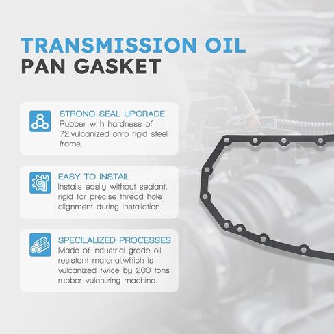 Transmission Oil Pan Gasket Compatible with Infiniti QX50 QX55 QX60 Replacement for Nissan Altima Juke Maxima Murano Nv200 Pathfinder Quest Rogue Rogue Sport Sentra Replace # TOS18788 in Kuwait