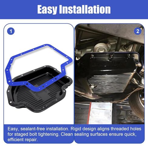 93103 Transmission Oil Pan Gasket for GM Turbo 400 — Compatible with Moroso 93103 — 3/16" High-Durometer Vulcanized Rubber with Internal Steel Shim in Kuwait