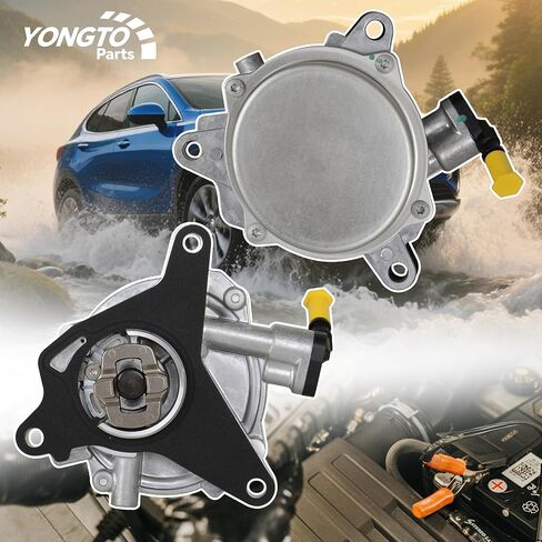 Upgraded Brake Vacuum Pump 68328357AA Compatible with Alfa Romeo Mito Giulietta, Fiat 500 500L 500X, Dodge Dart, Jeep Renegade L4 1.4L Replace OE 55221559 68120415AA 4892641AC in Kuwait