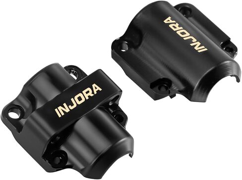 INJORA Black Coating Brass Diff Covers for 1/30 Axial SCX30 Upgrade in Kuwait