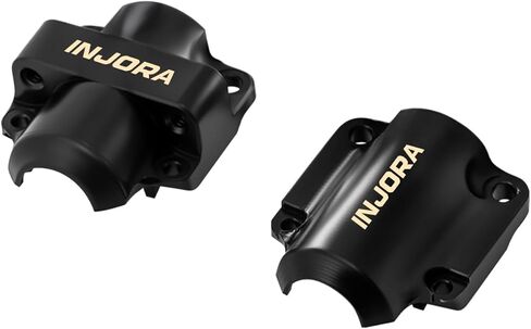 INJORA Black Coating Brass Diff Covers for 1/30 Axial SCX30 Upgrade in Kuwait