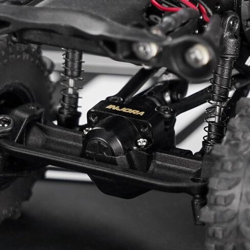 INJORA Black Coating Brass Diff Covers for 1/30 Axial SCX30 Upgrade in Kuwait