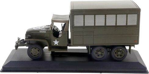 Motor city classics 1:43 Scale Military Diecast Collectible | CCKW 353 6x6 2-1/2 Ton Truck with Communications Shelter | Militaria Diecast Model 24214-41 in Kuwait