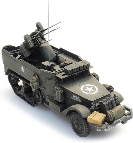 US M16 Halftrack Anti-Air 1/87 HO Scale (3 inch Miniature Finished Model) (6870565) in Kuwait