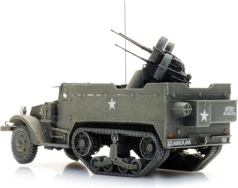 US M16 Halftrack Anti-Air 1/87 HO Scale (3 inch Miniature Finished Model) (6870565) in Kuwait