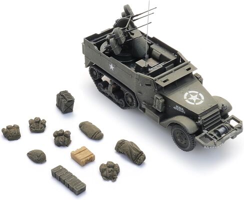 US M16 Halftrack Anti-Air 1/87 HO Scale (3 inch Miniature Finished Model) (6870565) in Kuwait