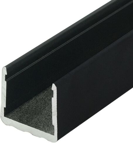 Outwater Plastics P2743 1/4'' Clear Butyrate U-Channel Clear Plastic U-Channel/C-Channel 48 Inch Lengths (Pack of 2) in Saudi Arabia