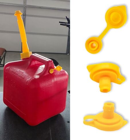 12 PCS Universal Yellow Gas Can Vent Caps, Fuel Can Jug Vent Replacement Leak-Proof for Most Plastic Cans in Kuwait