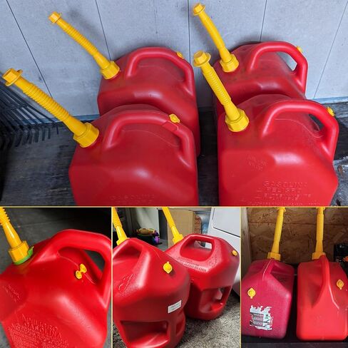 12 PCS Universal Yellow Gas Can Vent Caps, Fuel Can Jug Vent Replacement Leak-Proof for Most Plastic Cans in Kuwait