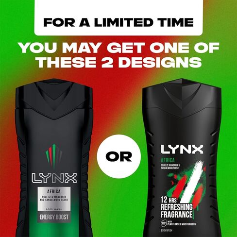 Lynx Shower Gel Africa - 225ml in Saudi Arabia