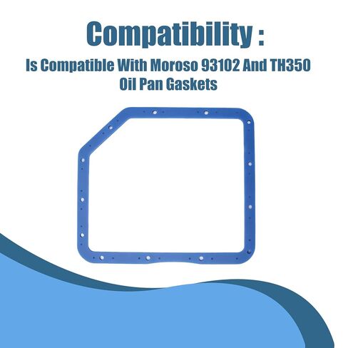 The Gearbox Oil Pan Gasket is Fits for GM Turbo 350 is Compatible with Moroso 93102 and TH350 Oil Pan Gaskets. Upgraded Steel Gasket for Better Sealing and Durability in Kuwait