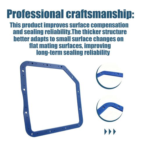 The Gearbox Oil Pan Gasket is Fits for GM Turbo 350 is Compatible with Moroso 93102 and TH350 Oil Pan Gaskets. Upgraded Steel Gasket for Better Sealing and Durability in Kuwait