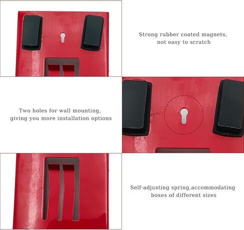 Magnetic Glove Dispenser, 8LBS Capacity Wall Mount Glove Holder Magnetic Tissue Box Holder, Space Saving Design Magnet Paper Tissue Box Organizer for Kitchen Office Shops Garage in Kuwait