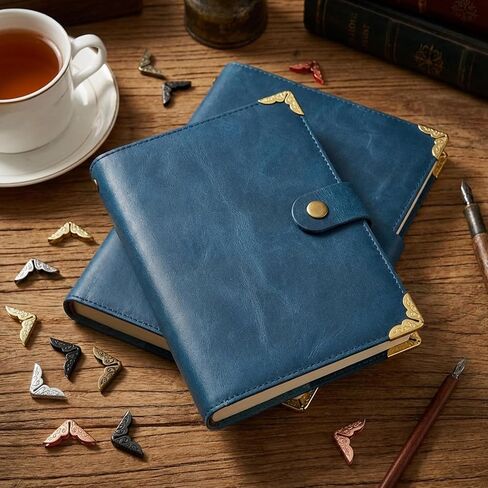 Sorcristy 240PCS Metal Book Corners, Vintage Book Edge Protector Decorative for Photo Album Notebook Menu File Folder Angle Books Covers in Kuwait