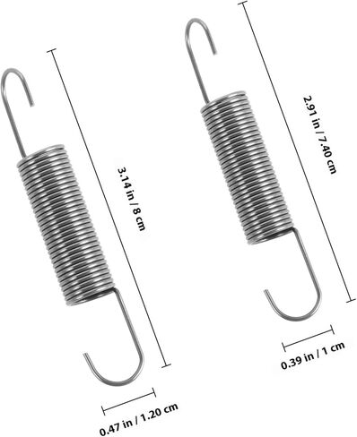 GARVALON Clutch Pedal Return Spring and Brake Pedal Return Spring Set Small and Large Sizes Compatible with Light Trucks Heavy Duty for Engine and Brake Systems in Kuwait