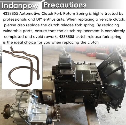 ‎Indanpow Clutch Fork Return Spring متوافق مع NV4500 NV5600 إصلاح ناقل الحركة اليدوي زنبرك 4338855 (10 عبوات) ﻿ in Kuwait