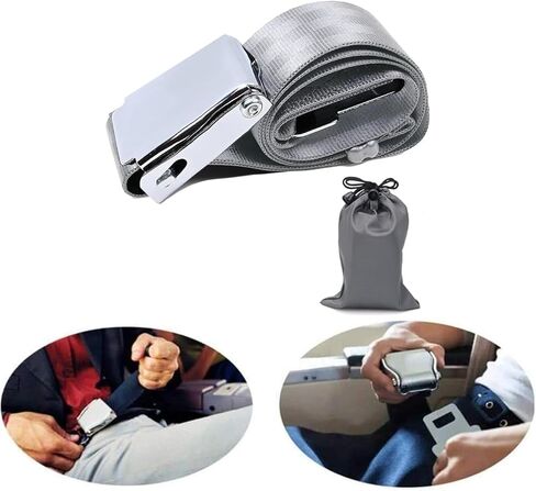 Adjustable 7-39" Airplane Seatbelt Extender - FITS All Airlines (not Southwest) in Saudi Arabia