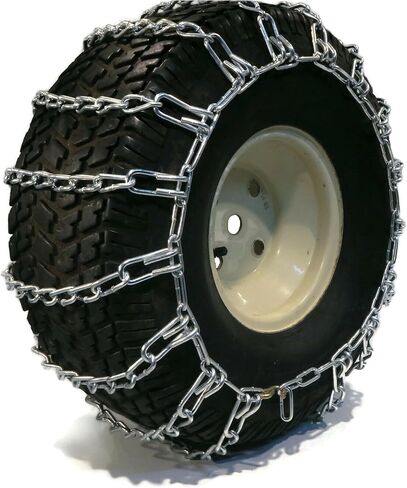 Tire Chains 20x10.00x10 for Garden Tractors and Snowblowers - 2-Link Pair in Kuwait