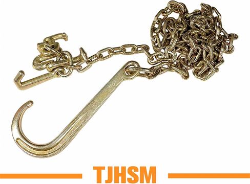 2PCS G70 5/16 "X10 استبدال سلسلة سحب الشاحنة لسحب الإنقاذ وتجليد البضائع وتثبيت المعدات مثل الشاحنات والمركبات على الطرق الوعرة والمقطورات in Kuwait