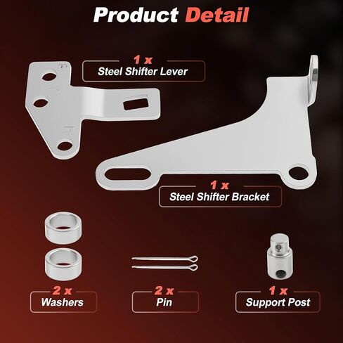 75498 Automatic Transmissions Shifter Bracket and Lever Kit, Shifter Bracket with Lever for GM 4L60E 4L65E 4L70E 4L75E 4L80E 4L85E in Kuwait
