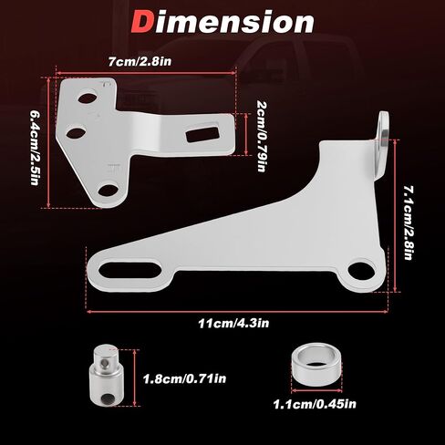 75498 Automatic Transmissions Shifter Bracket and Lever Kit, Shifter Bracket with Lever for GM 4L60E 4L65E 4L70E 4L75E 4L80E 4L85E in Kuwait