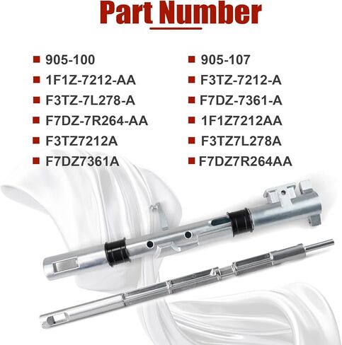 أنبوب ناقل الحركة الأوتوماتيكي لسيارة Ford Aerostar Bronco Crown Victoria E150 E250 E350 F150 F250 Taurus Windstar Lincoln Mercury 1990-2007 أنبوب تحويل عمود التوجيه مع المكبس والبطانة 905-100 in Kuwait