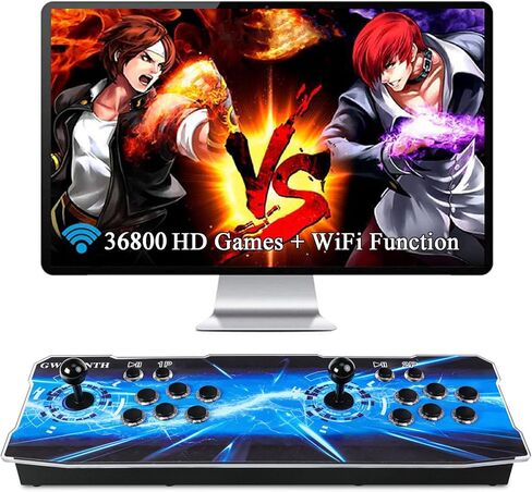 وحدة تحكم ألعاب GWALSNTH 32000 في 1 Pandora Box 60S Arcade، شاشة عرض 1280X720، ألعاب بحث/حفظ/إخفاء/إيقاف مؤقت، عصا تحكم منفصلة، ​​1-4 لاعبين... in Kuwait