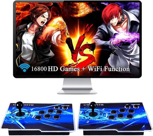 GWALSNTH 32000 in 1 Pandora Box 60S Arcade Game Console,1280X720 Display,Search/Save/Hide/Pause Games,Two Separate joysticks,1-4 Players … in Saudi Arabia