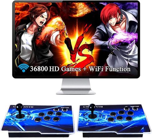 GWALSNTH 32000 in 1 Pandora Box 60S Arcade Game Console,1280X720 Display,Search/Save/Hide/Pause Games,Two Separate joysticks,1-4 Players … in Saudi Arabia