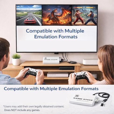 2026 M15 Retro Game Stick Pro، 128G، وحدة تحكم ألعاب ريترو، التوصيل والتشغيل لعصا ألعاب الفيديو التلفزيونية in Kuwait