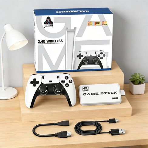 2026 M15 Retro Game Stick Pro، 128G، وحدة تحكم ألعاب ريترو، التوصيل والتشغيل لعصا ألعاب الفيديو التلفزيونية in Kuwait