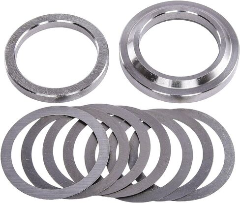 JEGS Pinion Shims & Solid Spacer | Fits Ford 8.8in.and 9in.Ring and Pinions | Made In USA | Includes 2 Pinion Spacers & 10 Pinion Shims in Kuwait