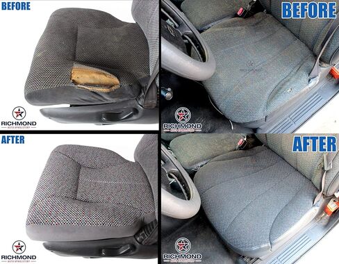 Richmond Auto Upholstery - Driver Bottom Compatible with 1999-2002 GMC Sierra Work Truck, Replacement Foam Seat Cushion in Kuwait