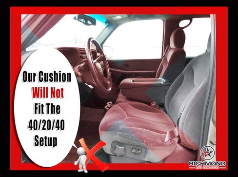 Richmond Auto Upholstery - Replacement Seat Foam Cushion Driver Bottom 50/50, Compatible with 2000-2002 GMC Yukon & Yukon XL SLT SLE in Kuwait