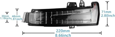 Mirror Indicator Light Right Wing Door Mirror LED Indicator Turn Signal Light for Mercedes for Benz W204 C218 X218 W221 W246 W166 S212 in Kuwait