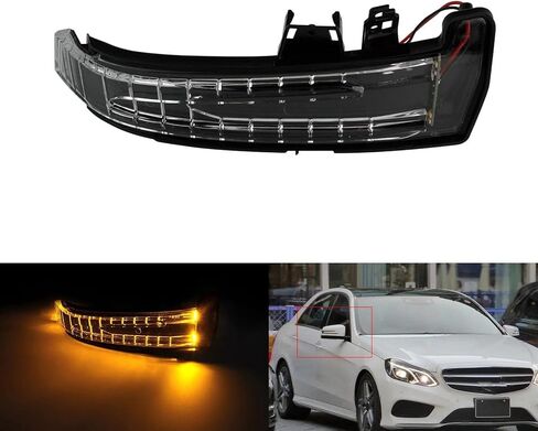 Mirror Indicator Light Right Wing Door Mirror LED Indicator Turn Signal Light for Mercedes for Benz W204 C218 X218 W221 W246 W166 S212 in Kuwait