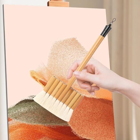 Goats Hair Hake Watercolor Paint Brush Artists Paint Brush Wooden Art Brushes Professional Drawing Supplies Paintbrush Suitable for Student, 9 Tube in Kuwait