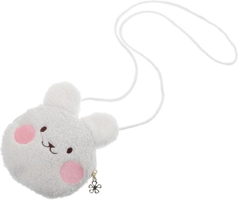 لطيف Kawaii الأرنب أفخم حقيبة كروسبودي للفتيات الصغيرات لينة رقيق محفظة نسائية للعملات المعدنية خفيفة الوزن الحيوان محفظة للأطفال 5.70X5.31X0.78In in Kuwait