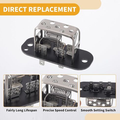 HVAC Blower Motor Resistor Heater Blower Resistor No.MT1362/1691732C91/SW1141C for Freightliner Cascadia‌ ‌2013-2018 Plastic Metal 1 Pcs in Kuwait