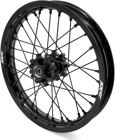 KKE 1.6 * 19 & 1.85 * 16 CNC Wheels Rim Fit E-moto Talaria Sting MX3 / R MX4 All Black Dirt Bike Electric Spoked wheels in Kuwait