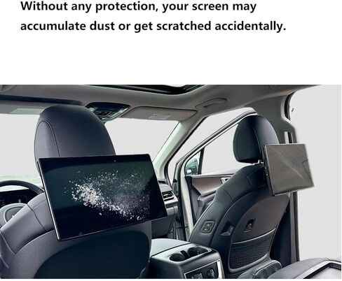 1.5mm Neoprene Screen Protector Cover for 2025 2026 Kia Carnival Rear Entertainment System with Elastic Strap Shock Absorption Scratch Resistant Dust Proof in Kuwait