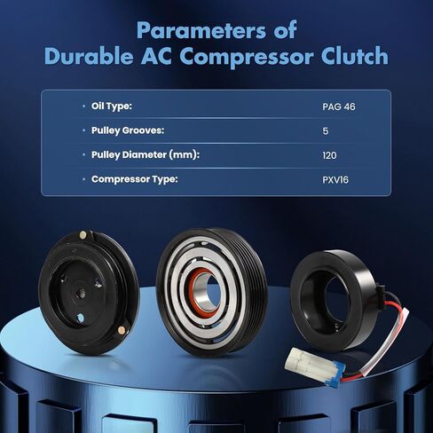 ECCPP A/C قابض الضاغط 2007-2011 لسيارة شيفروليه HHR 2.4L 2006-2010 لسيارة شيفروليه كوبالت 2.2L التيار المتناوب in Kuwait