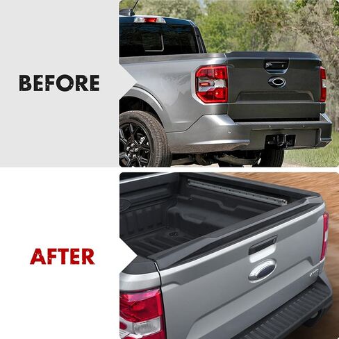 Mabett Tailgate Spoiler Wing Compatible with 2026,2022-2025 Ford Maverick, Exterior Rear Trunk Lip Molding Trim No Drill Adhesive Install Accessories in Kuwait